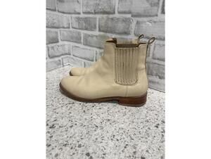 Thursday Boot Company Women's Dreamer Chelsea Boot in Beige Leather